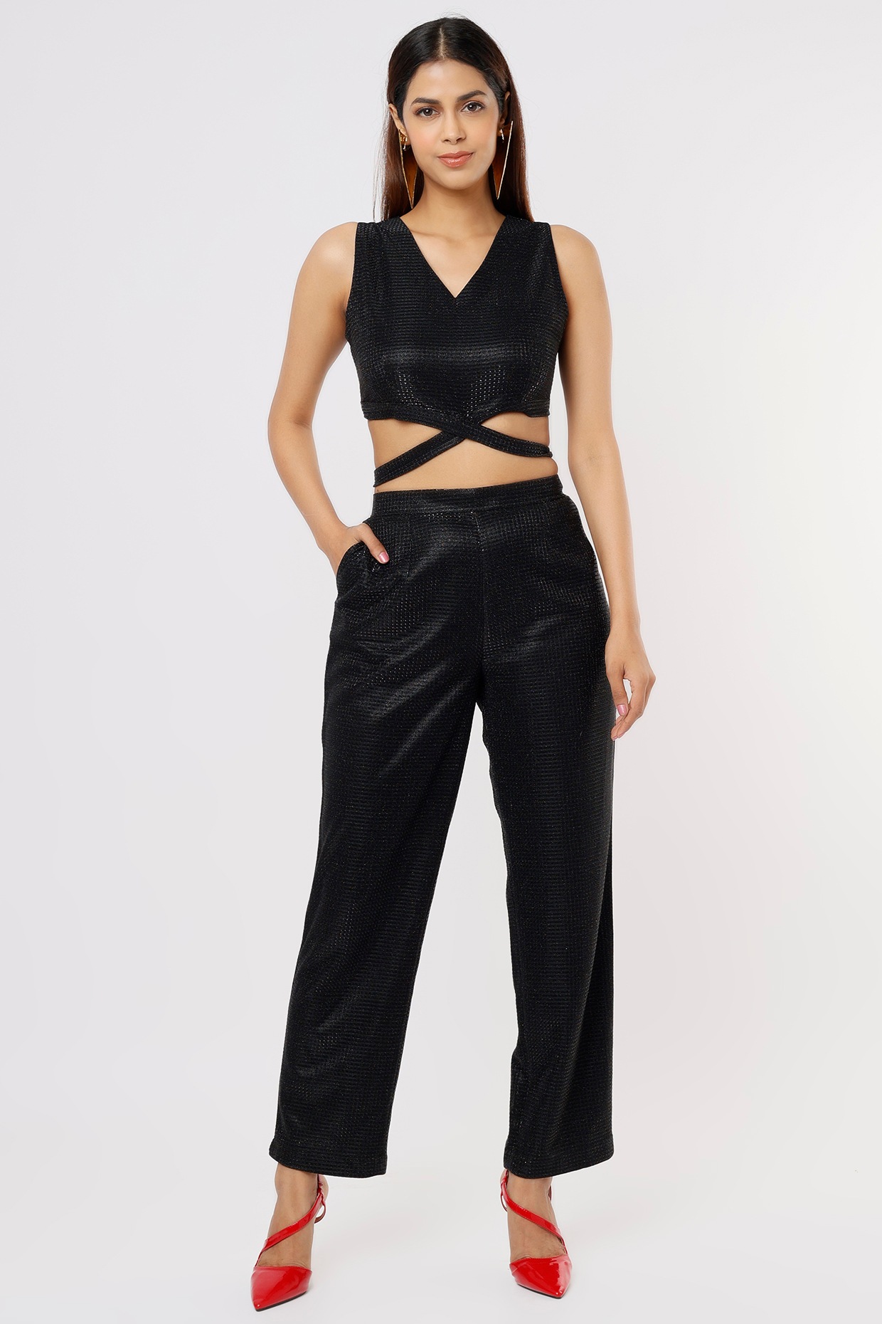 Buy Silk Flare Pants for Women Online from India's Luxury Designers 2024
