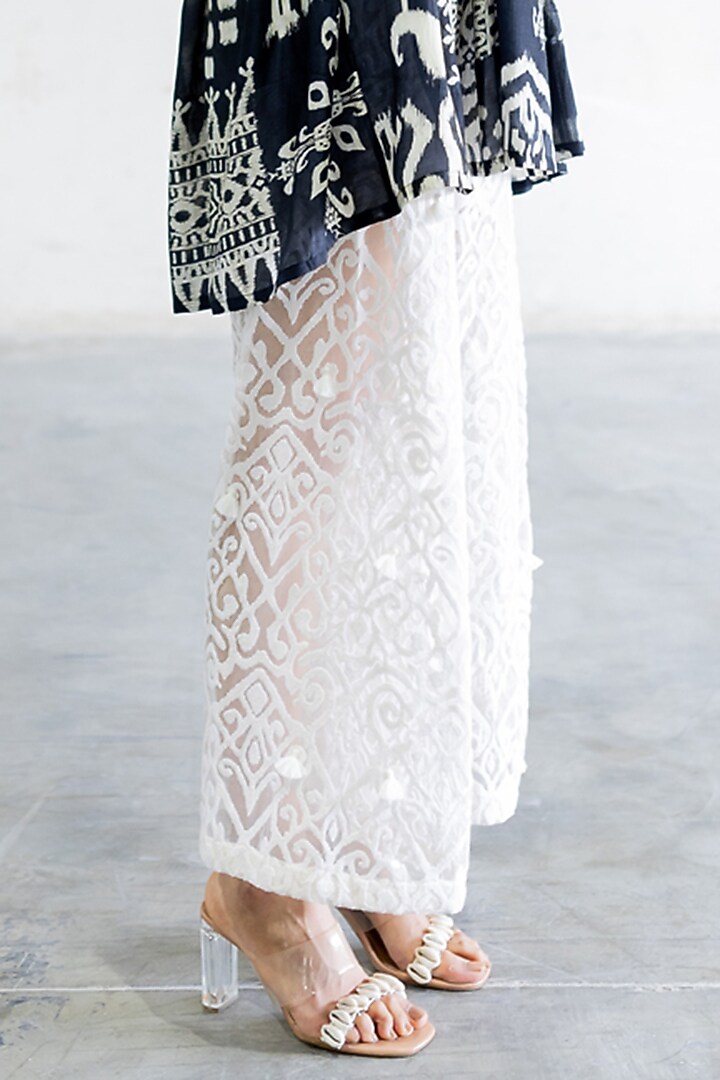 Black Cotton Silk Kurta Set by Pooja & Keyur at Pernia's Pop Up Shop