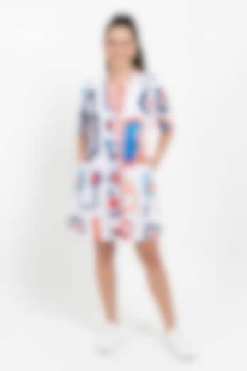 Multi-Colored Cotton Printed Summer Dress by POP SUGAR at Pernia's Pop Up Shop