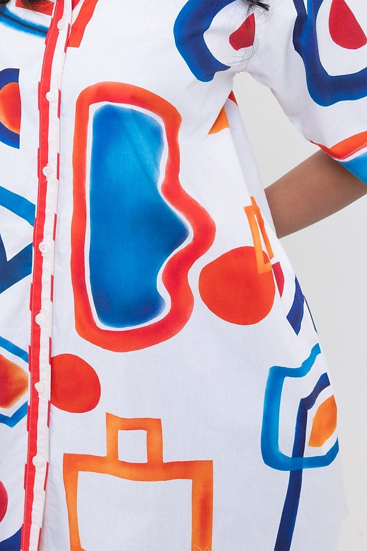 Multi-Colored Cotton Printed Summer Dress by POP SUGAR at Pernia's Pop Up Shop