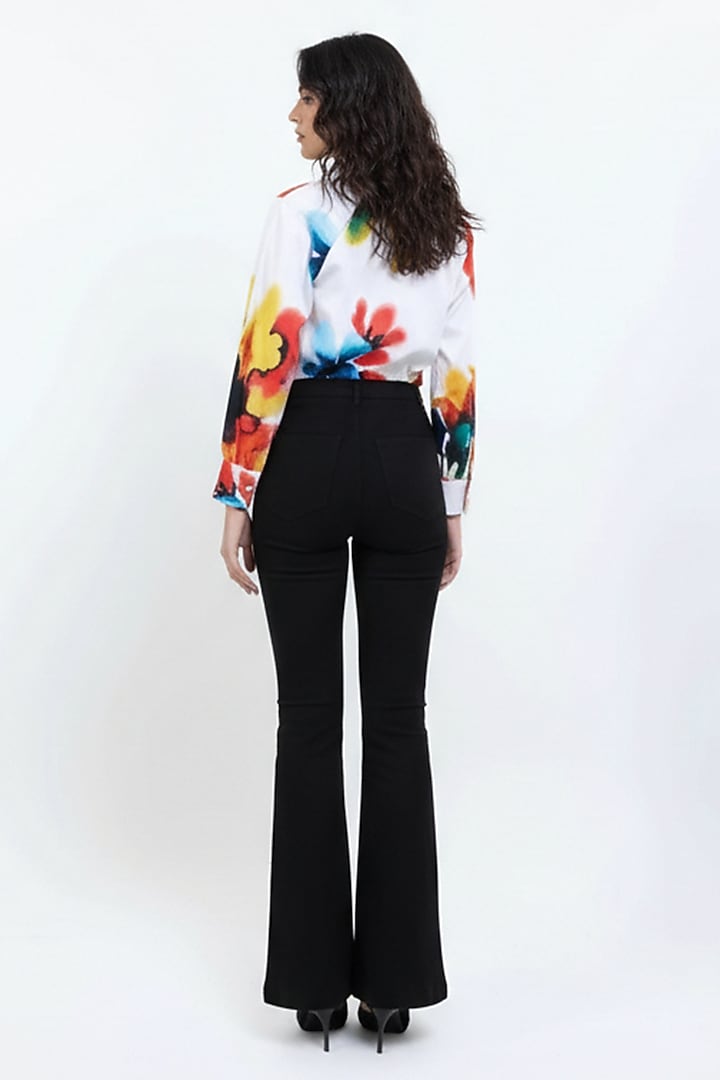 Multi-Colored Cotton Printed Shirt by POP SUGAR at Pernia's Pop Up Shop