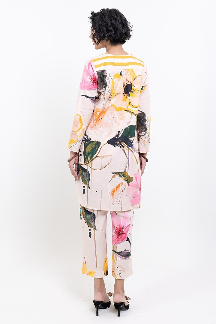 Multi-Colored Cotton Printed Co-Ord Set by POP SUGAR at Pernia's Pop Up Shop