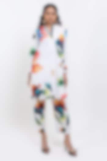 Multi-Colored Cotton Printed Co-Ord Set by POP SUGAR at Pernia's Pop Up Shop