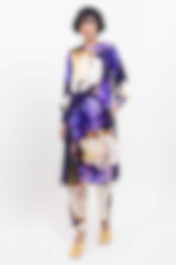 Jamuni Vegan Silk Floral Printed Co-Ord Set by POP SUGAR at Pernia's Pop Up Shop