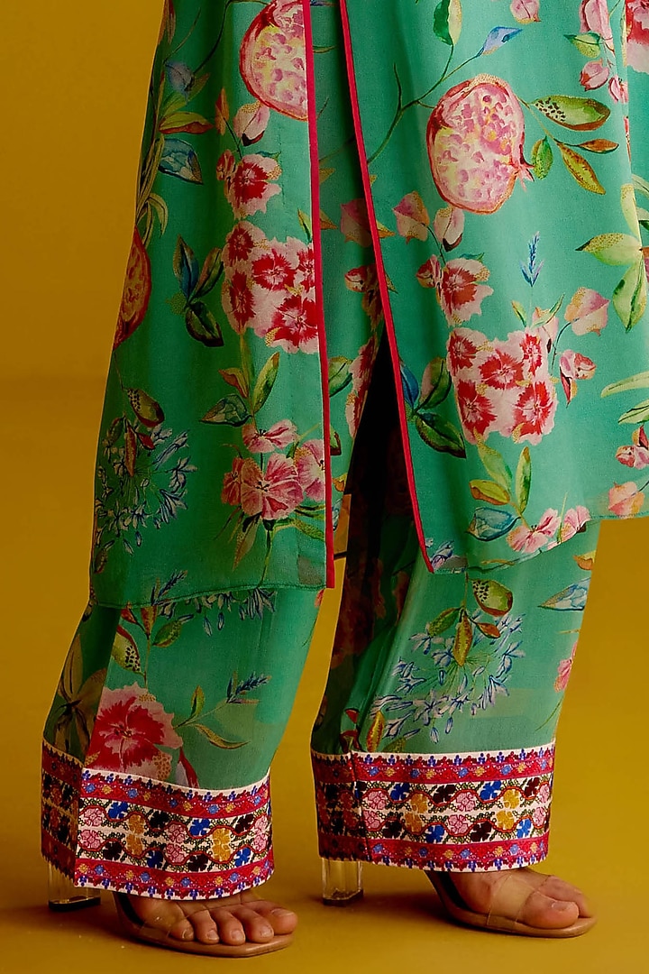 Firoza Crepe Co-Ord Set by Pooja Singhal at Pernia's Pop Up Shop