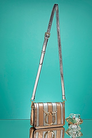 Rose Gold Faux Leather Hand Bag by POUT AT NINE