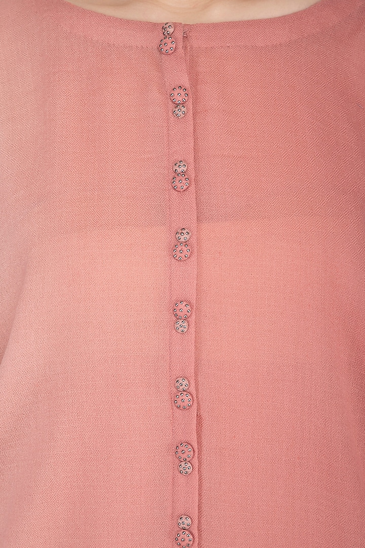 Pink ombre kimono shirt by POULI at Pernia's Pop Up Shop