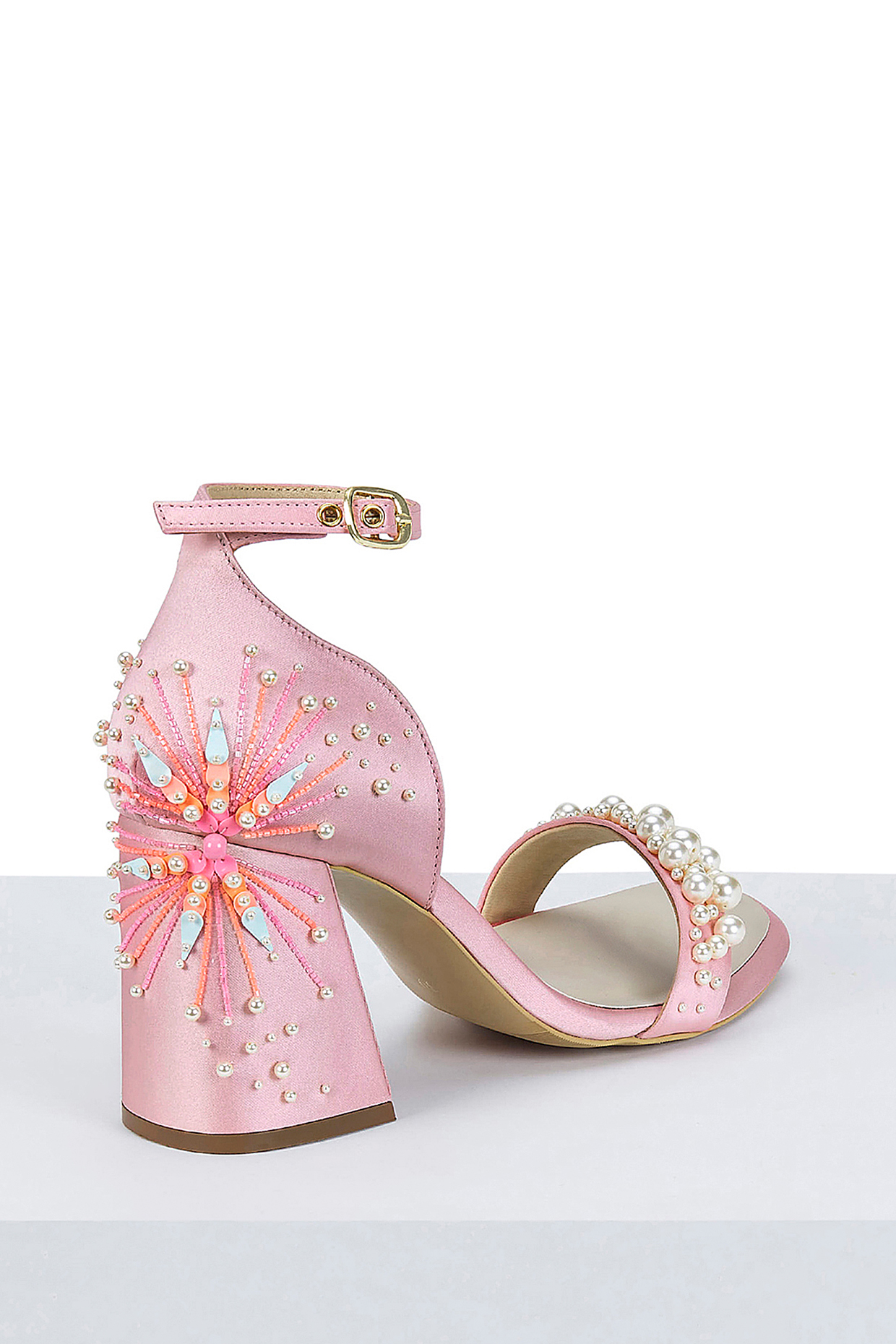 Blush pink block heels shop