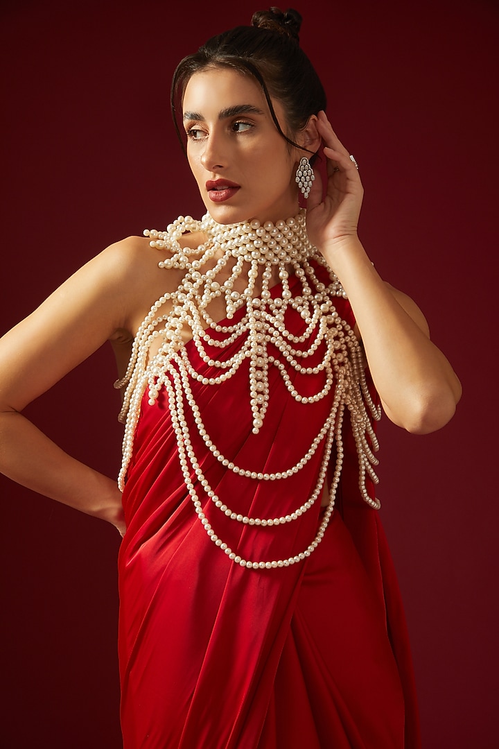 White Pearl Cape by PETERPAN TRINKETS at Pernia's Pop Up Shop