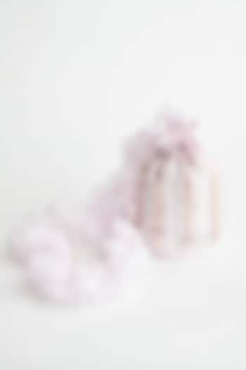 Lilac Embroidered Sling Potli by MASUMI MEWAWALLA at Pernia's Pop Up Shop