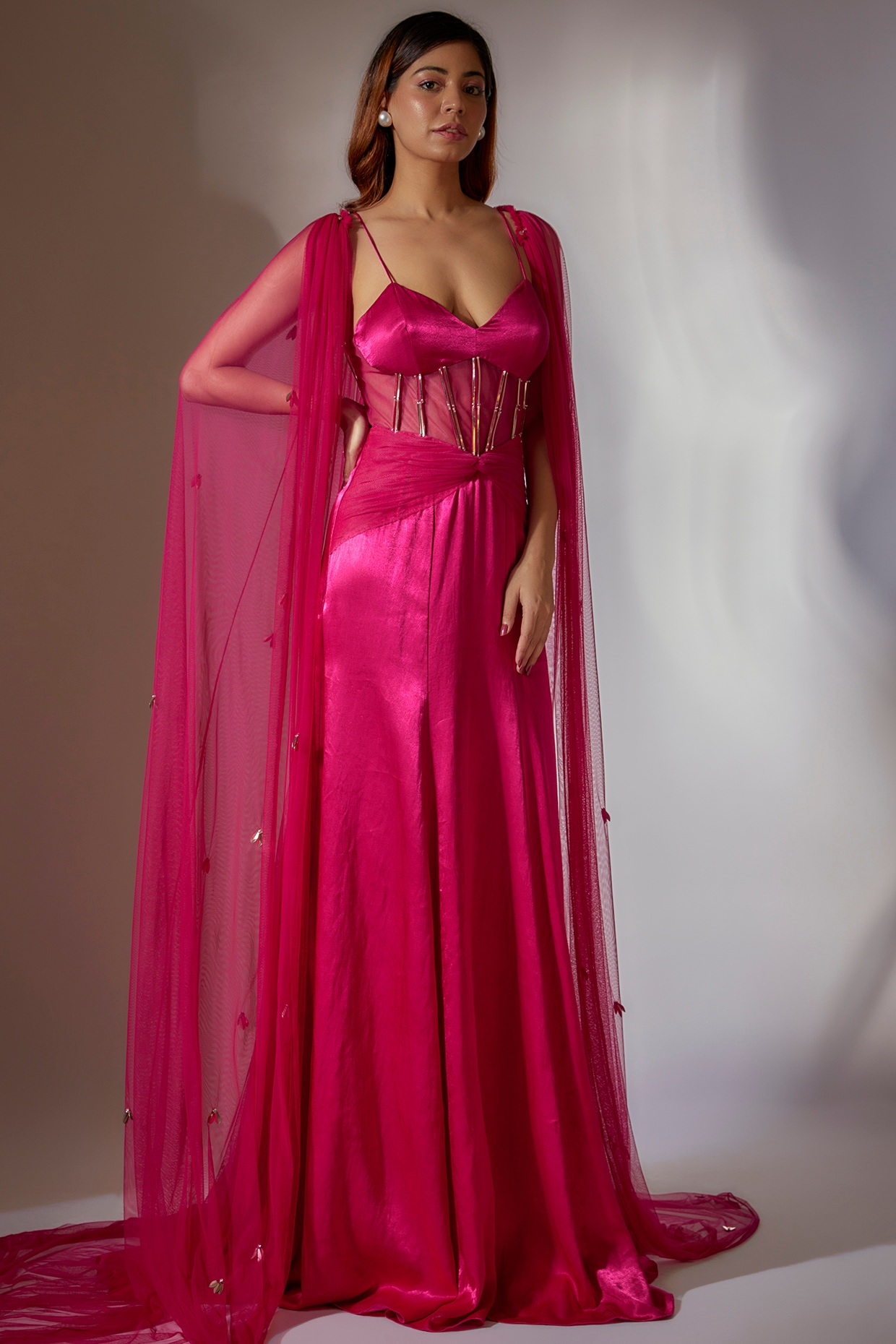 KELLY SEXY SATIN GOWN - Gossip Gowns