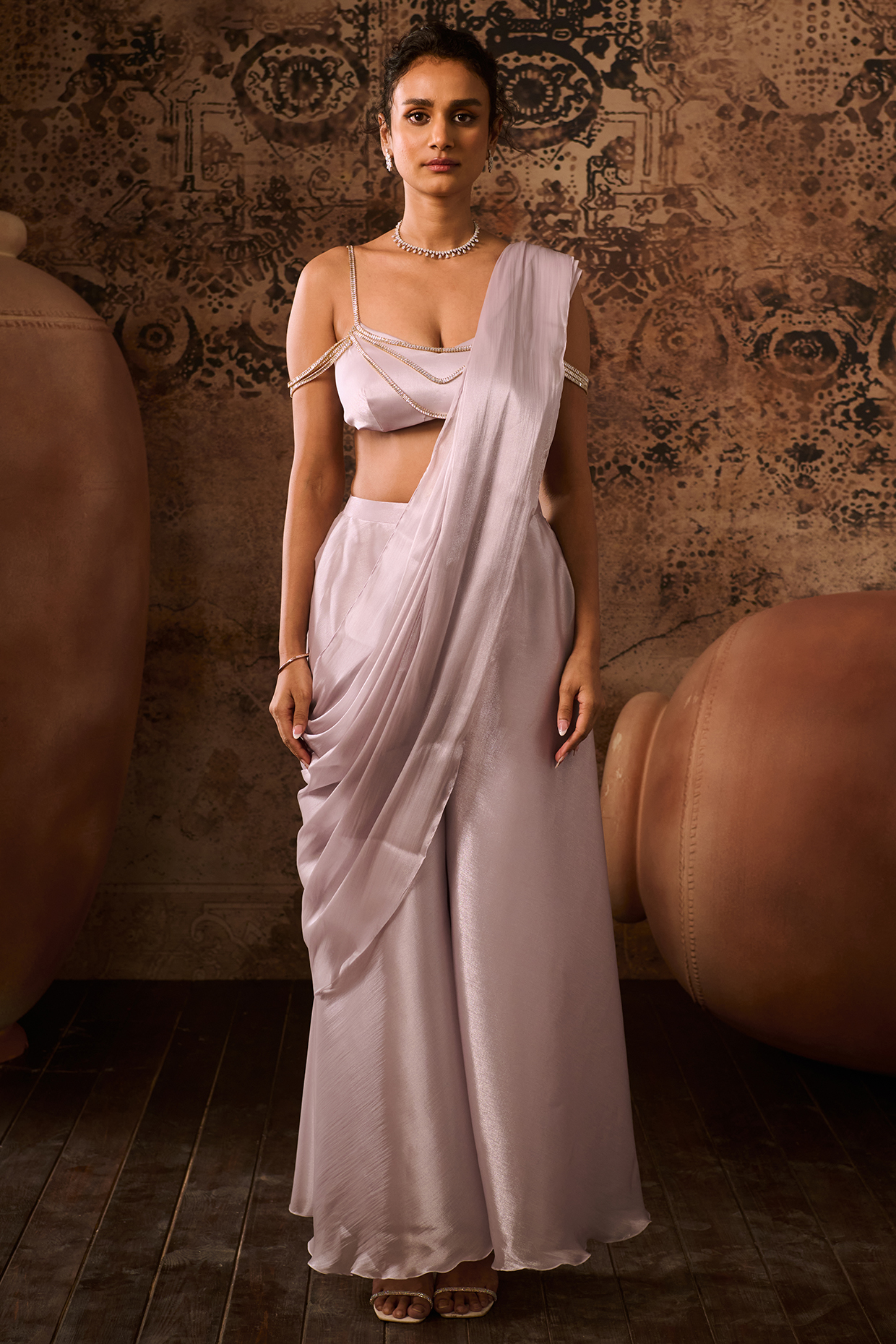 Palazzo saree dress discount