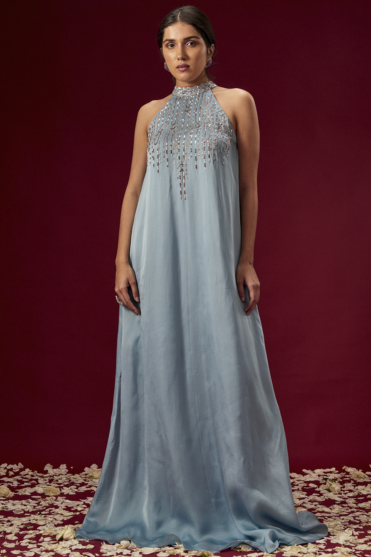 Trapeze hotsell evening dress