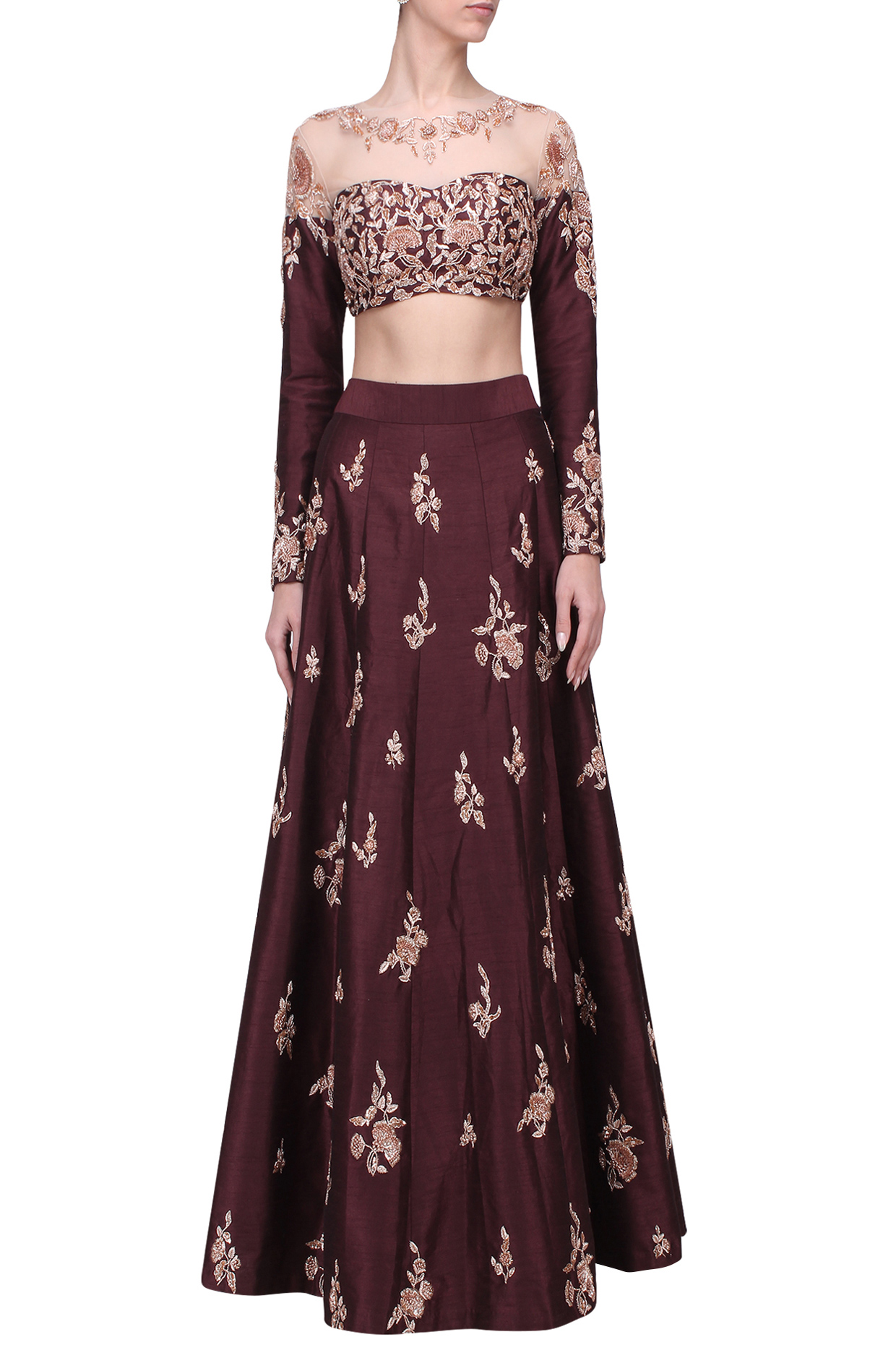 Ethnic Maroon Croptops Buy Ethnic Maroon Croptops Online only at Pernia s Pop Up Shop 2024