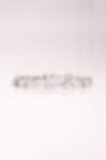 White Rhodium Finish Cubic Zirconia Tennis Bracelet In Sterling Silver by PRATA at Pernia's Pop Up Shop