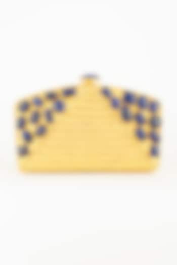 Gold Handmade Metal Clutch  by PRACCESSORII at Pernia's Pop Up Shop