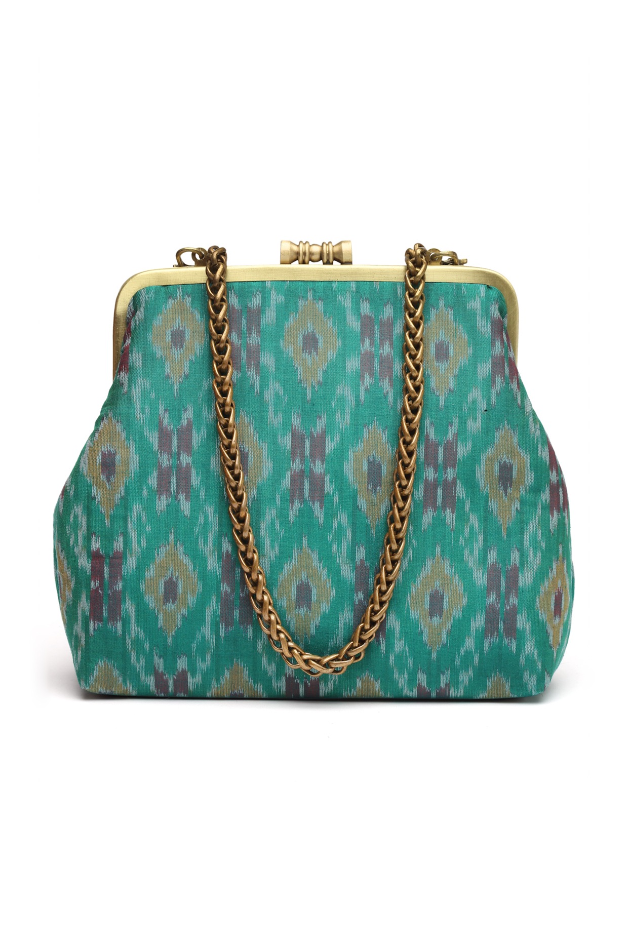 Blue Squares Design Traditional Ikkat 4Pcs Bag Combo for Women-JCIBC00 –  www.soosi.co.in