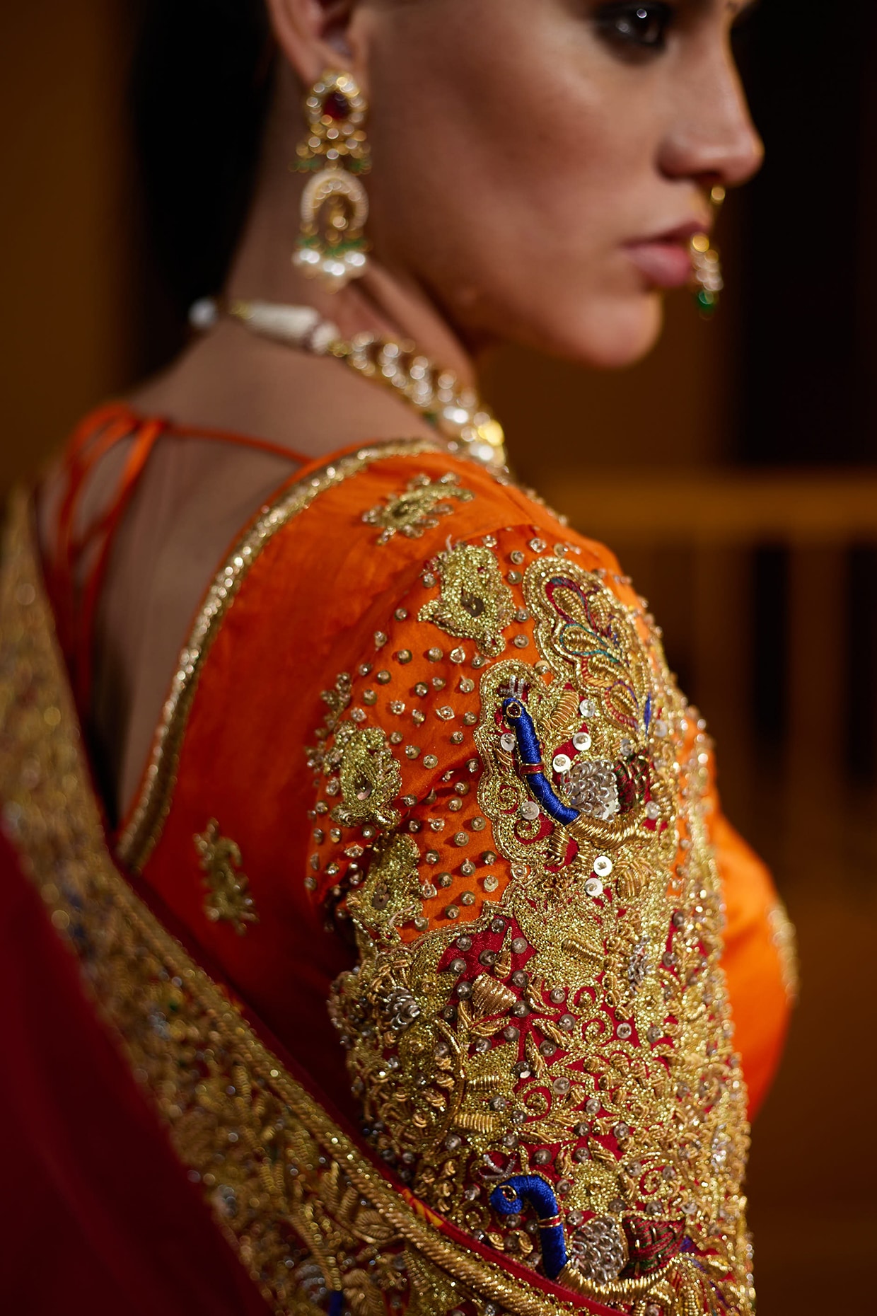 Bangladeshi bride Shifa Mamoon #lehenga #orange #holud #anita #dongre |  Indian bride, Asian bridal, Indian bridal lehenga