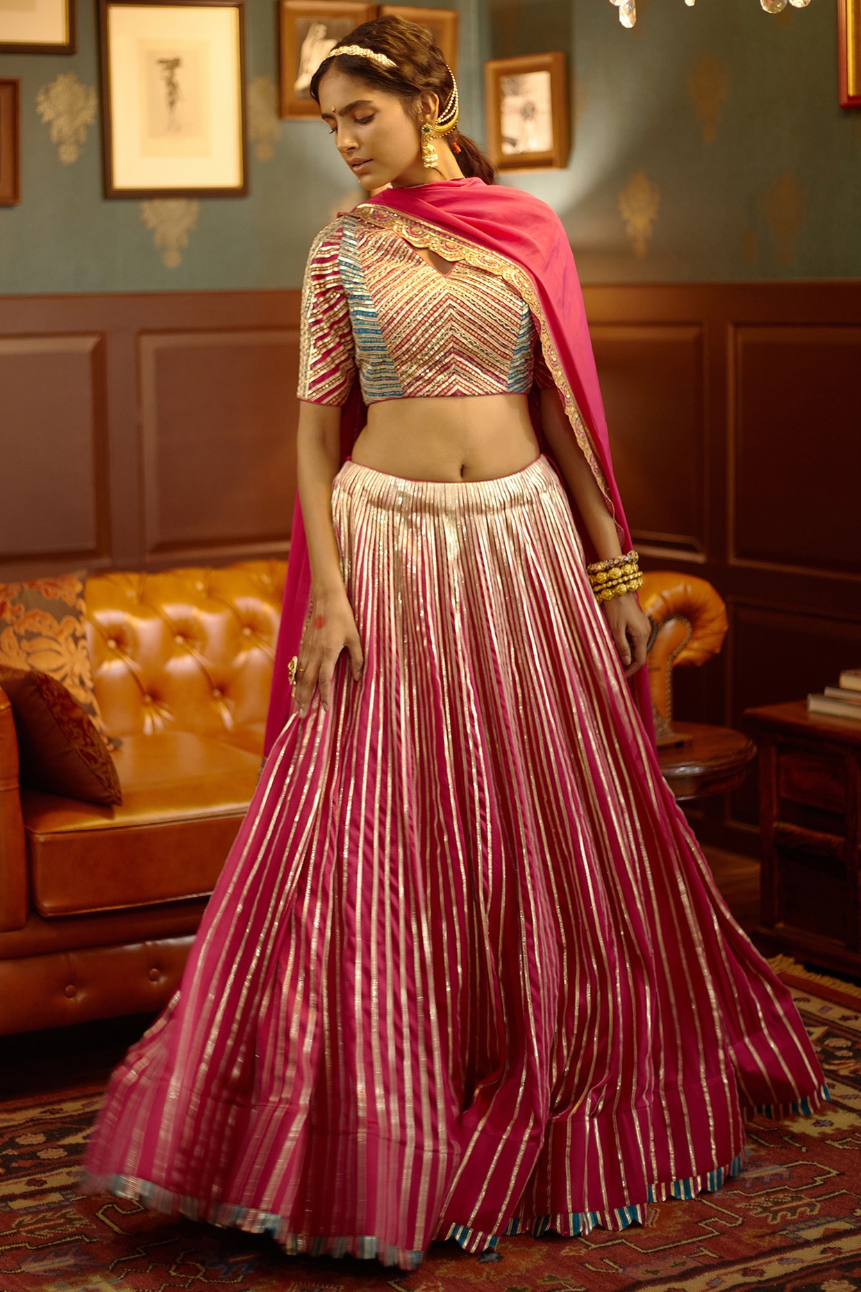 Hand Embroidery Wedding Lehenga | Rececption Outfit