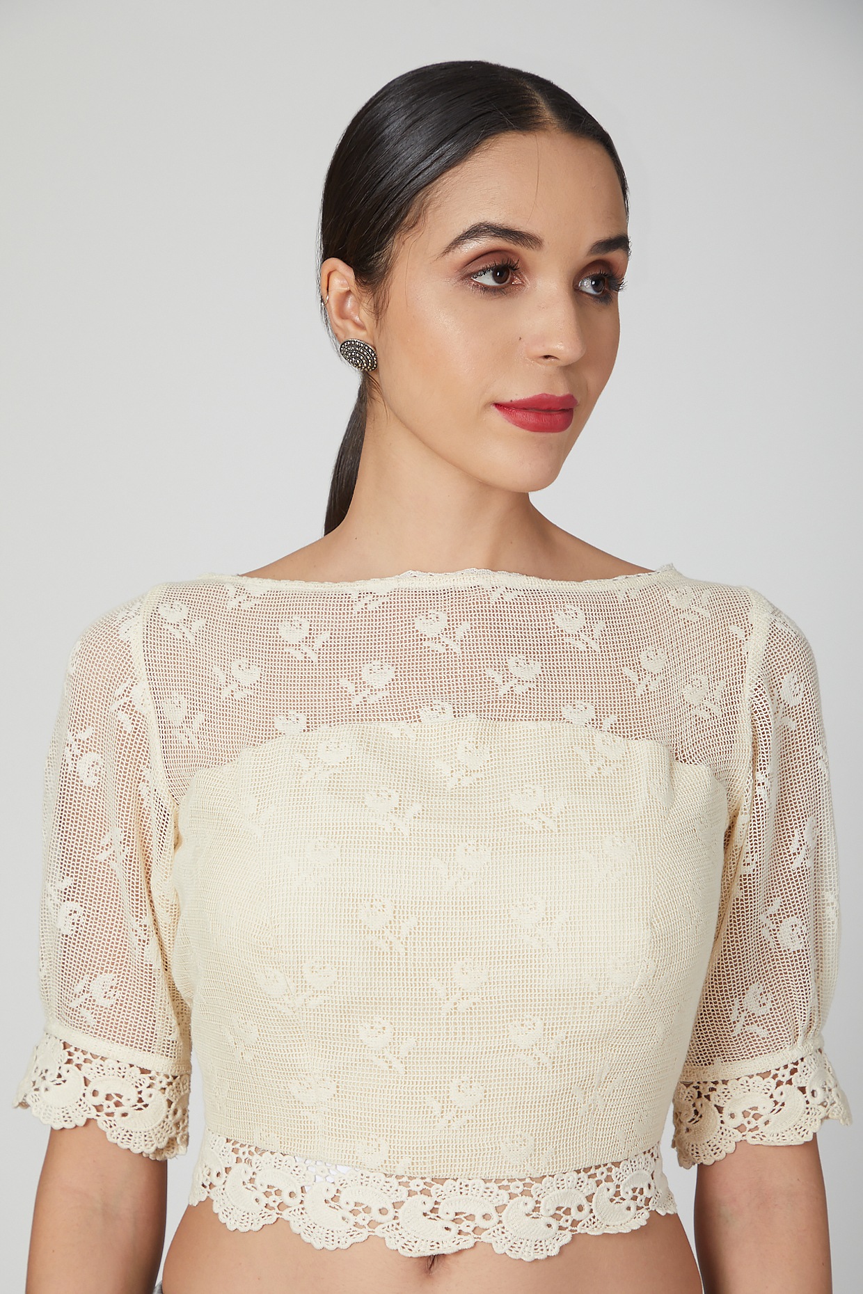 only crochet blouse