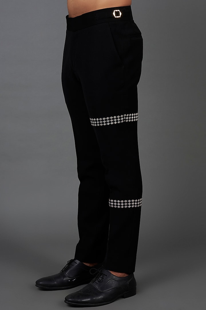Black & White Jacquard Jacket Set by Prima Czar at Pernia's Pop Up Shop