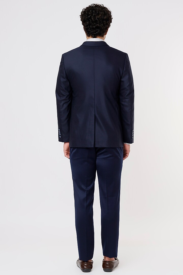 Black Wool Blazer Set by Prima Czar at Pernia's Pop Up Shop