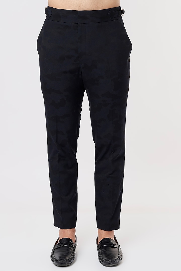 Grey Cupro Tuxedo Set by Prima Czar at Pernia's Pop Up Shop