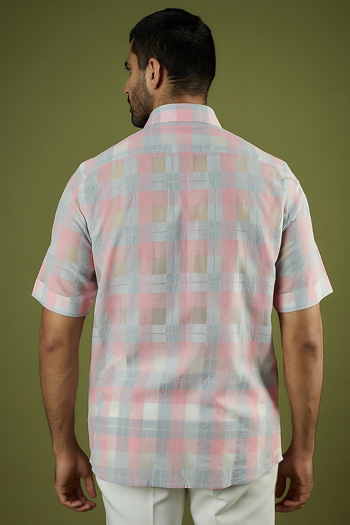 Multi-Colored Cotton Printed Party Wear Shirt by Prima Czar at Pernia's Pop Up Shop