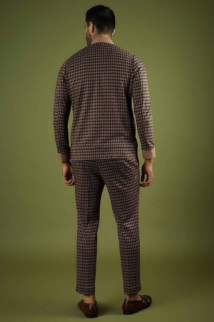 Brown Knit Co-Ord Set by Prima Czar at Pernia's Pop Up Shop