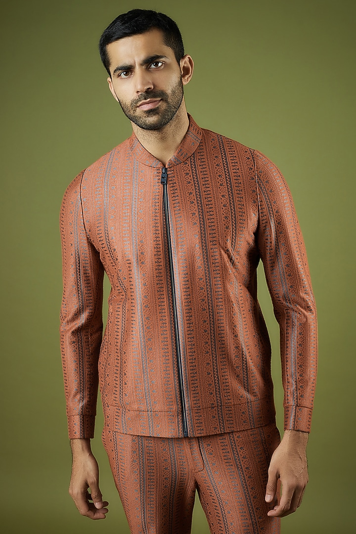 Rust Knit Co-Ord Set by Prima Czar at Pernia's Pop Up Shop