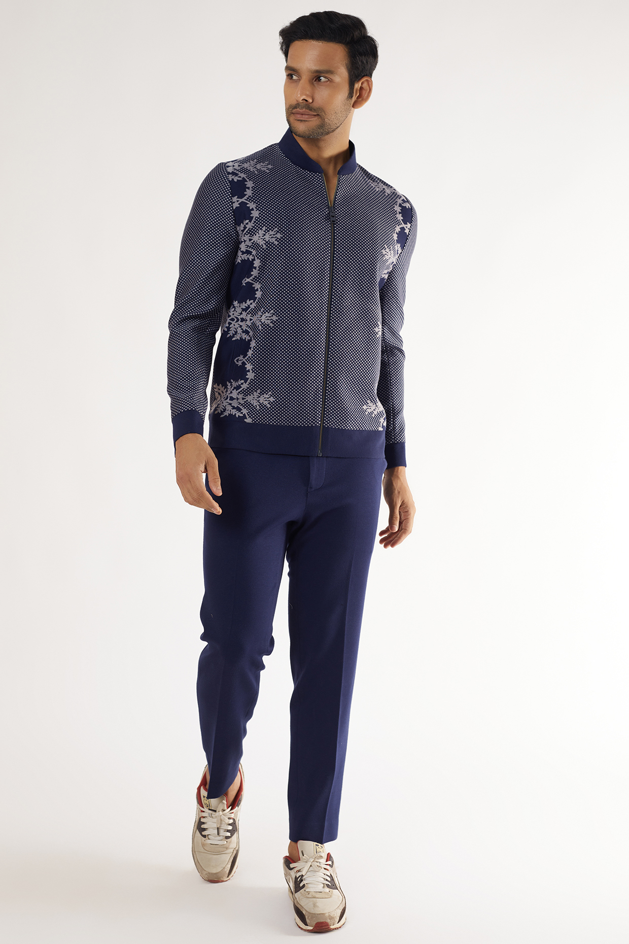 Blue Knit Co-Ord Set by Prima Czar