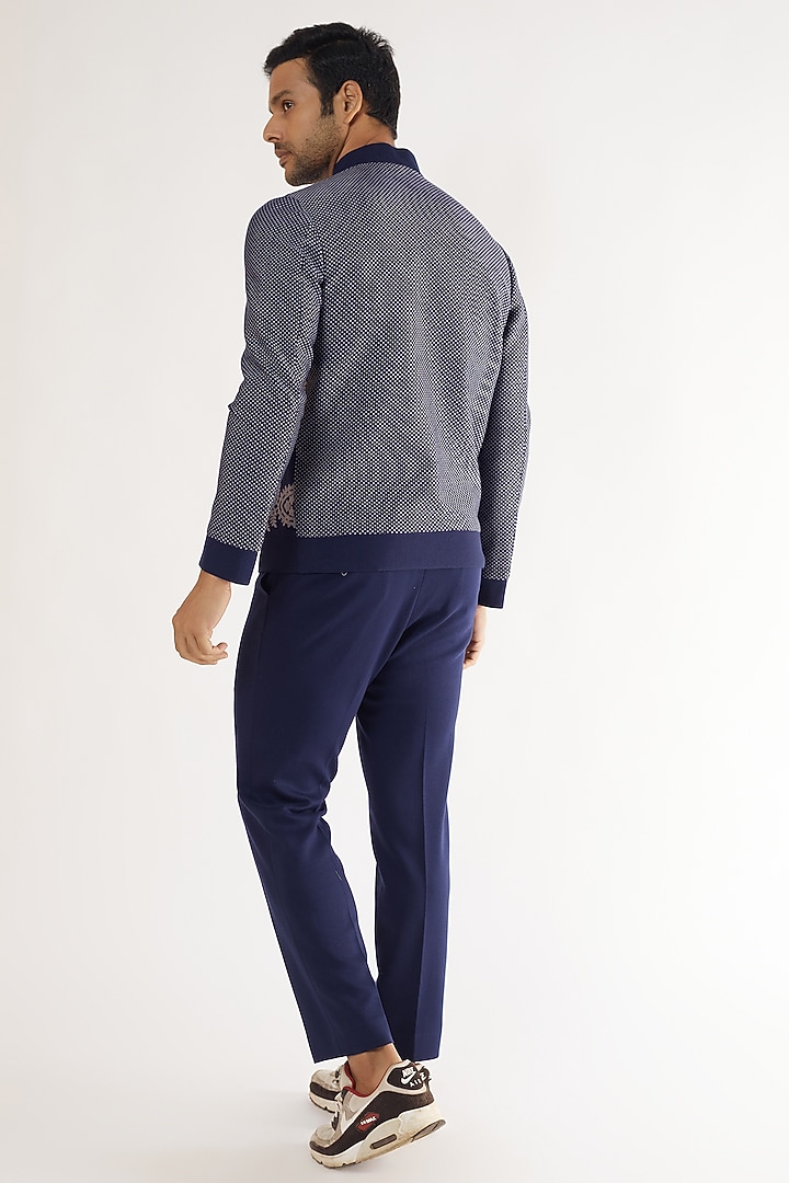 Blue Knit Co-Ord Set by Prima Czar at Pernia's Pop Up Shop