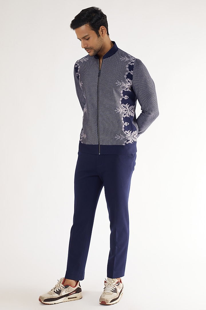 Blue Knit Co-Ord Set by Prima Czar at Pernia's Pop Up Shop