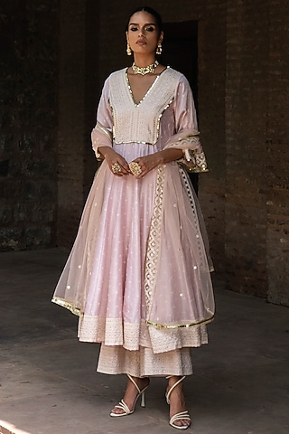 pink chicken dress sale Pink Chicken Lamé Steph Dress in Spider Web 3Y