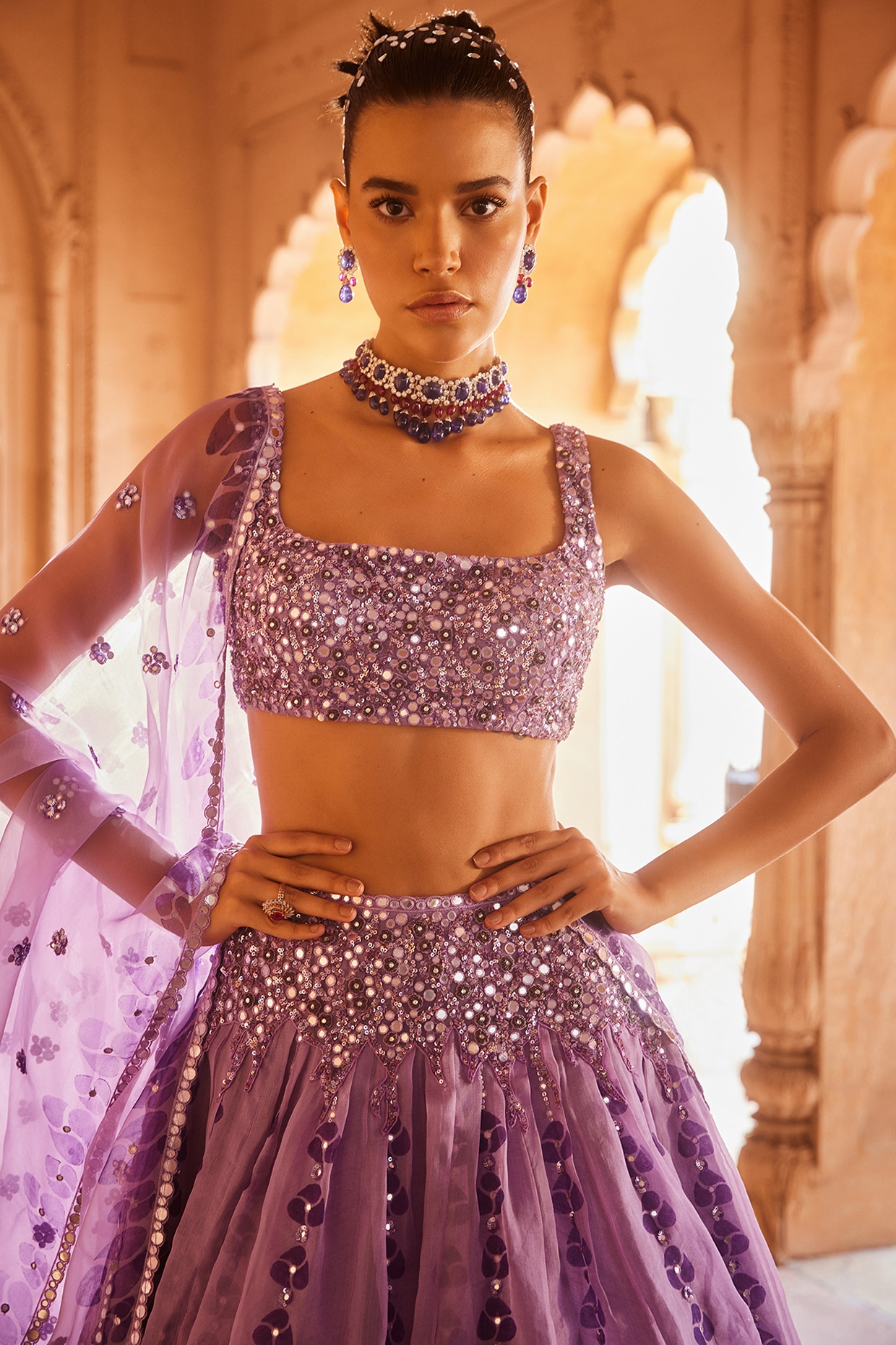 Heavy Velvet Material Purple Exclusive Bridal Lehenga Choli With Heavy  Sequence Work – Kaleendi