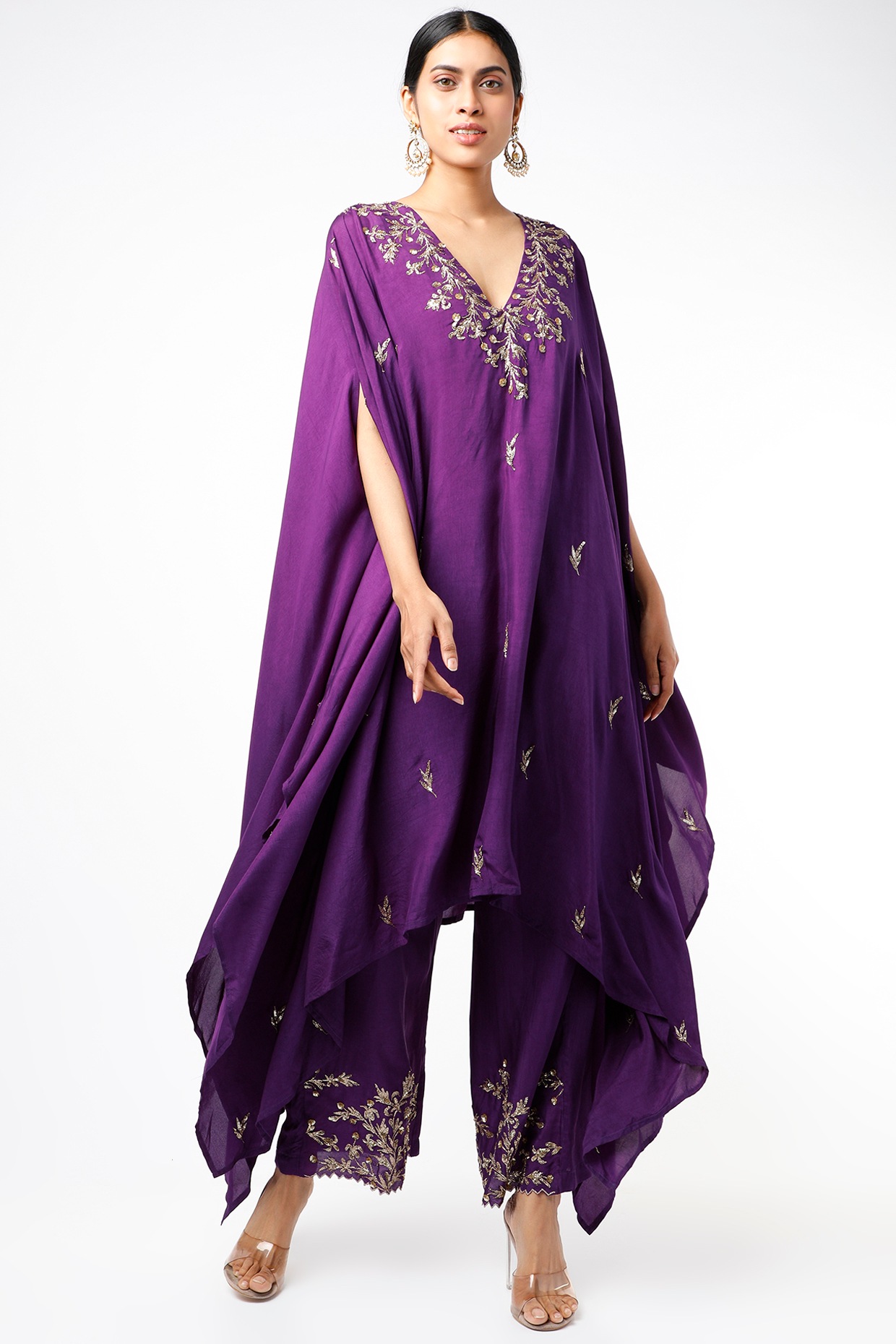 purple caftans