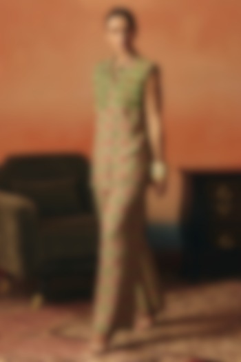 Multi-Colored Pure Crepe Digital Printed Co-Ord Set by POOJA RAJGARHIA GUPTA at Pernia's Pop Up Shop