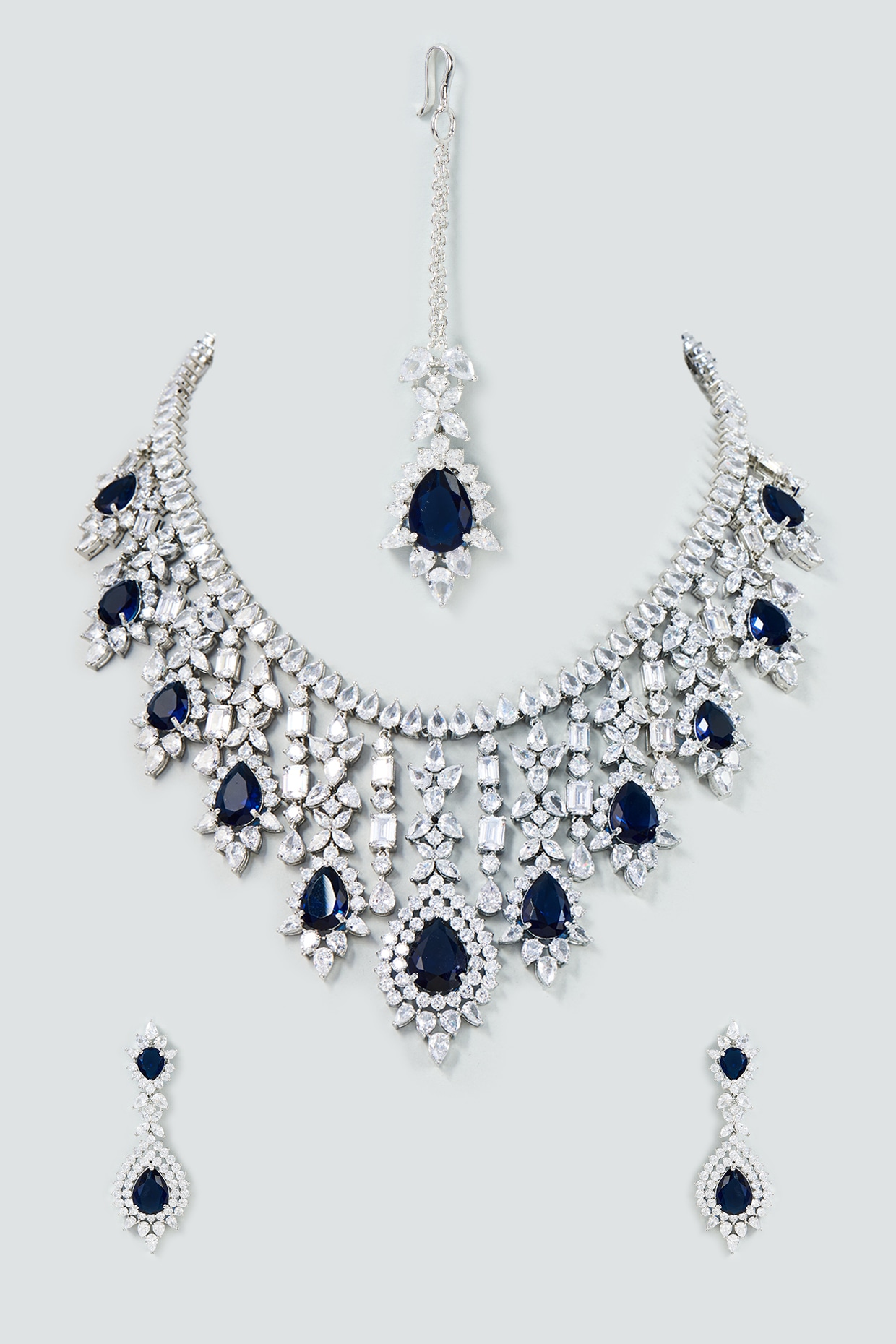 Faux deals sapphire necklace