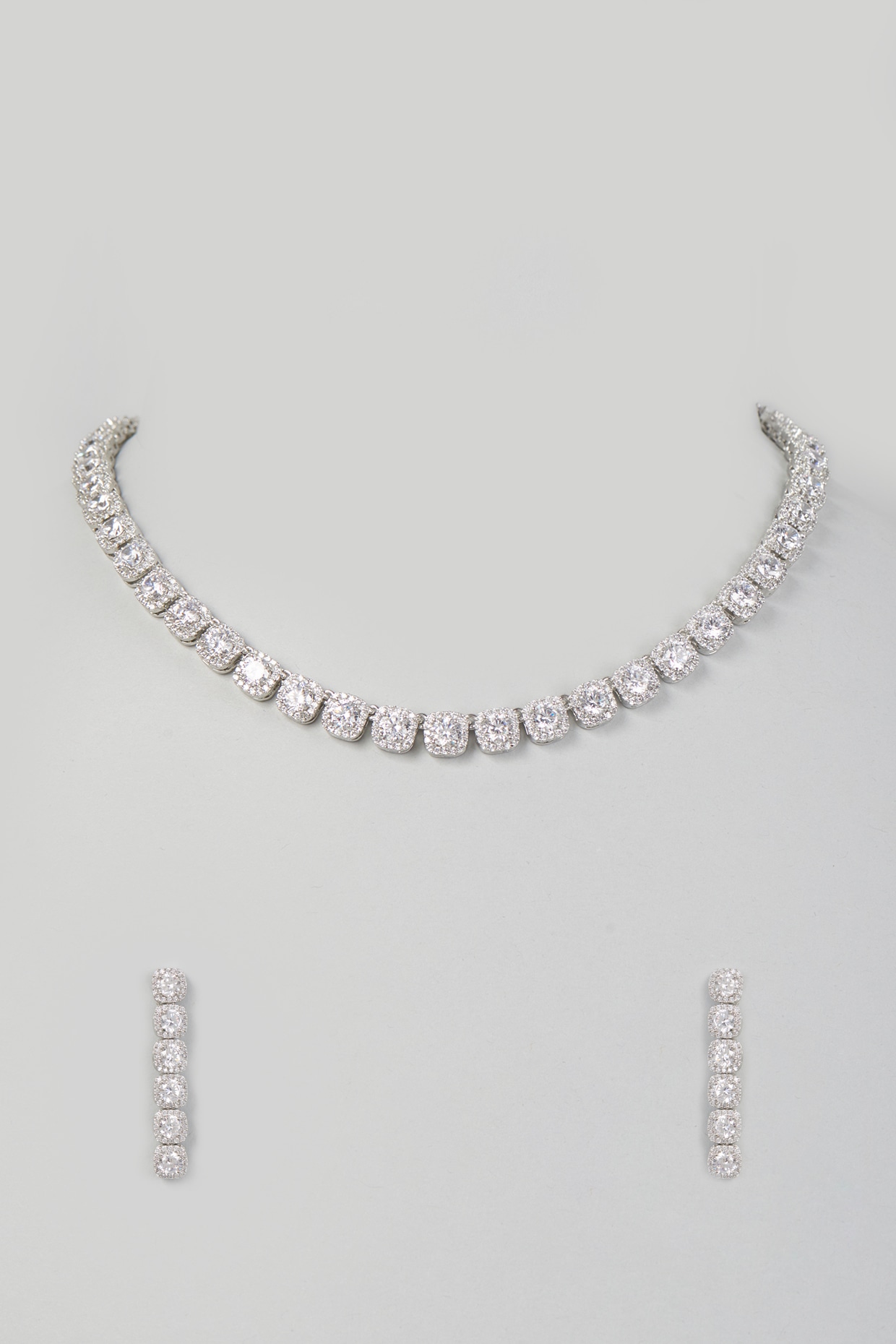 10.00 carat Vintage Style Diamond Necklace (Platinum) — Shreve, Crump & Low