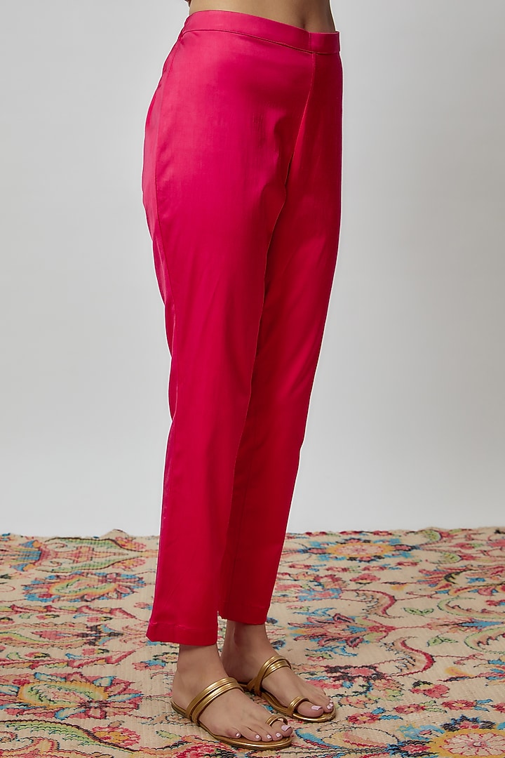 Multi-Colored Silk Floral Printed & Sequins Embroidered Kurta Set by Prisha's at Pernia's Pop Up Shop
