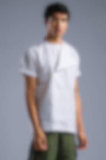 White Organic Linen Shirt by Primal Gray Men