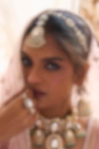 Gold Plated Brass Ring by Preeti Mohan at Pernia's Pop Up Shop