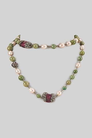 Multi-Colored Beaded Necklace by Preeti Mohan