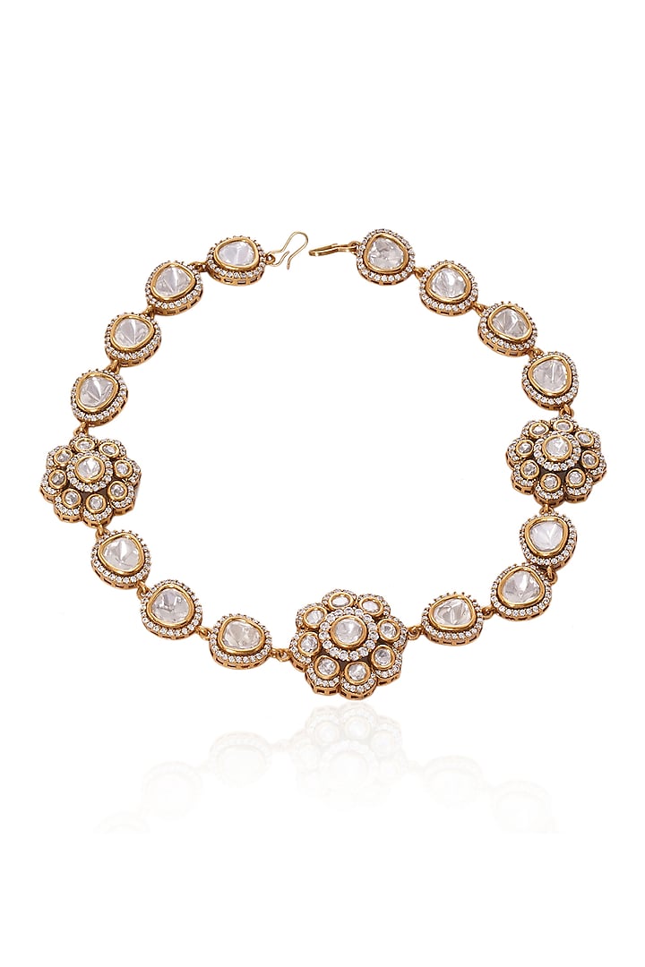 Antique Gold Plated Sheesh Patti by Preeti Mohan at Pernia's Pop Up Shop