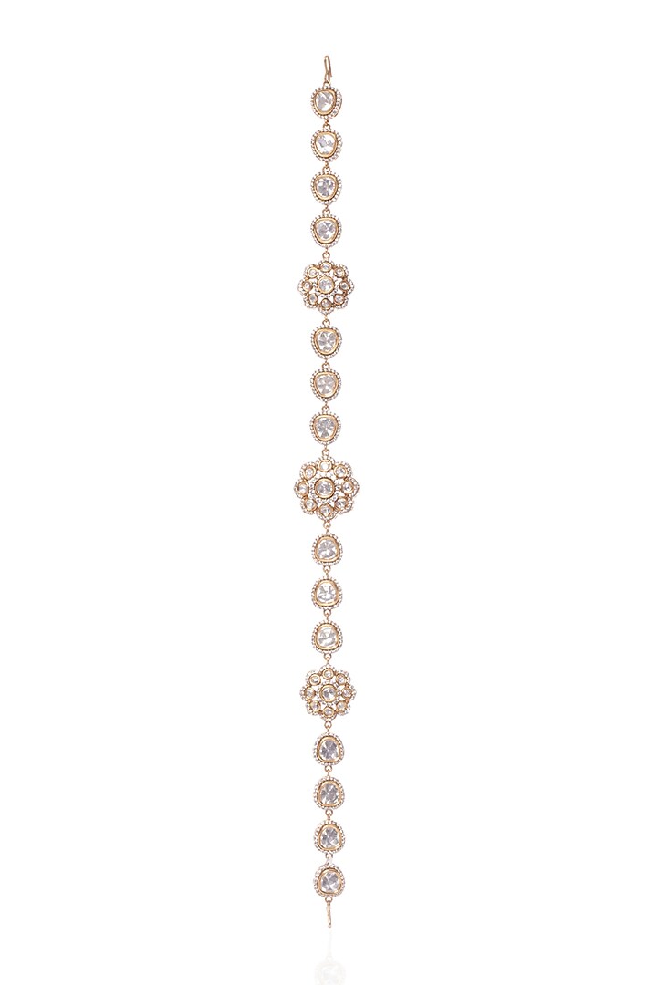 Antique Gold Plated Sheesh Patti by Preeti Mohan at Pernia's Pop Up Shop