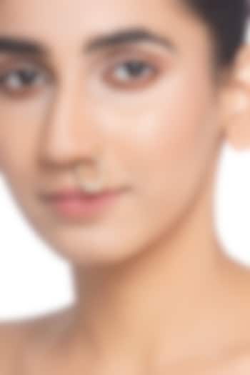 Gold Plated Brass Nose Ring by Preeti Mohan at Pernia's Pop Up Shop
