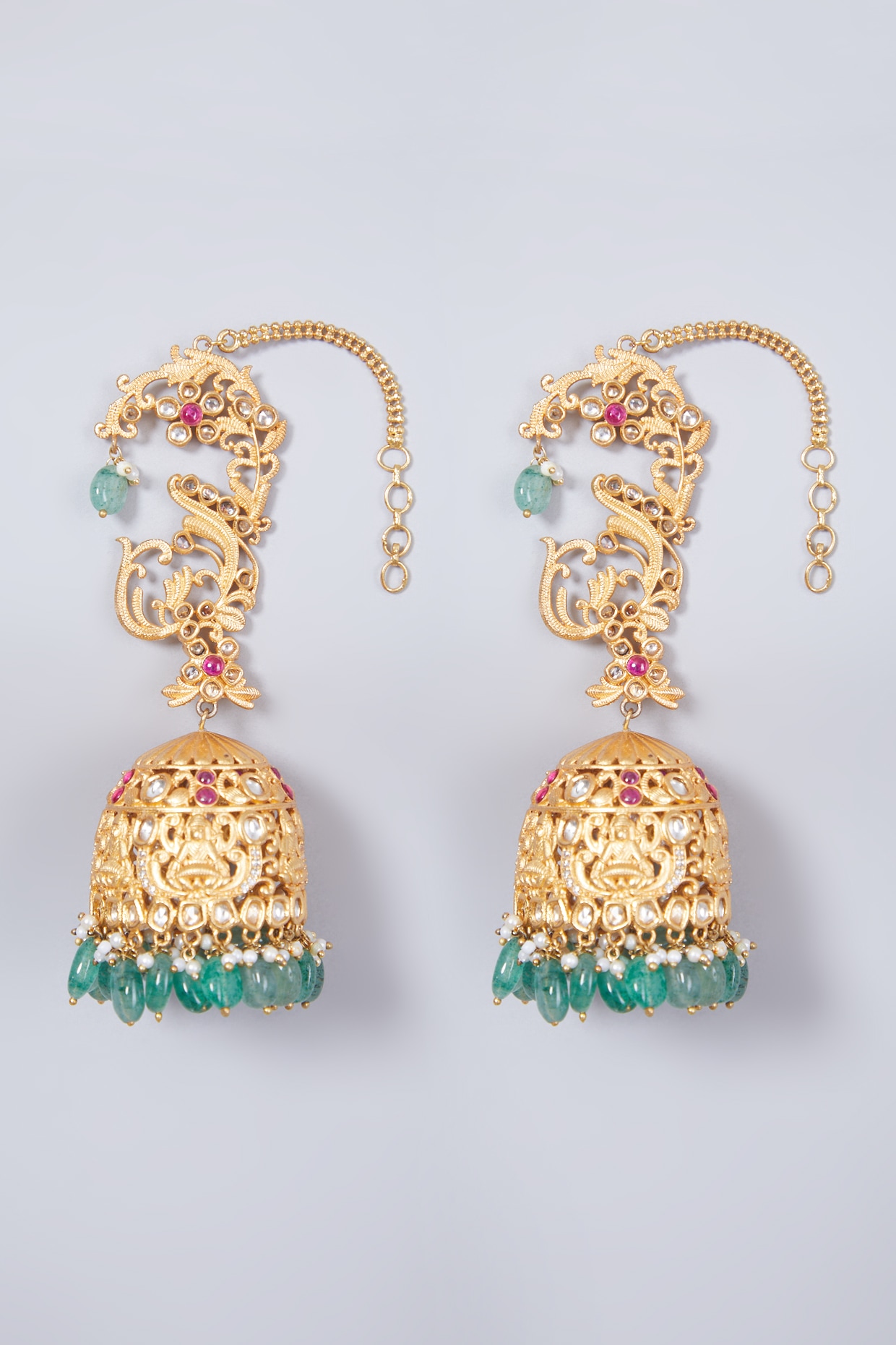 Karanphool deals jhumka gold