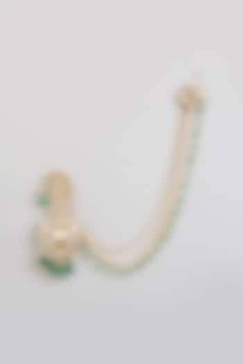 Green Mixed Metal Kalangi by Preeti Mohan Men at Pernia's Pop Up Shop
