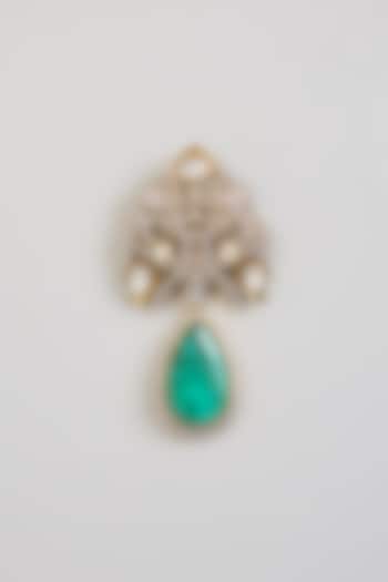 Green Mixed Metal Kalangi by Preeti Mohan Men at Pernia's Pop Up Shop