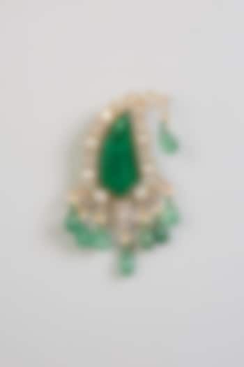 Green Mixed Metal Kalangi by Preeti Mohan Men at Pernia's Pop Up Shop